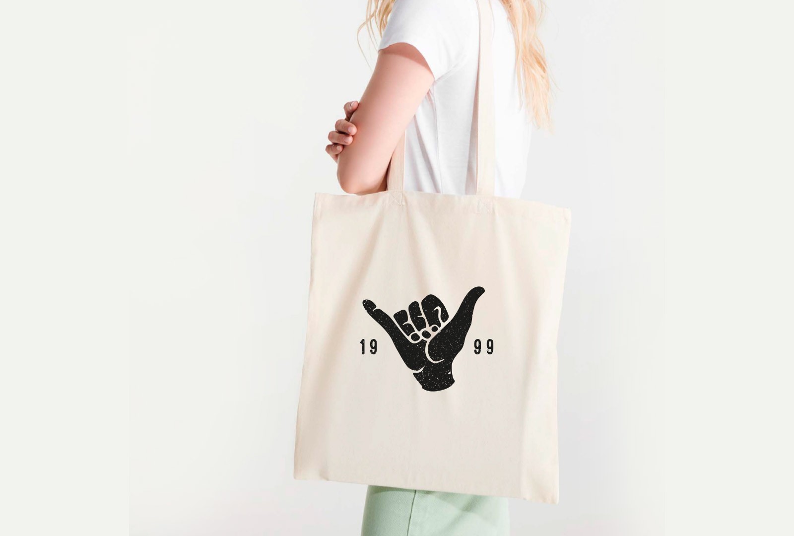 Bolsa de algodón personalizada con logotipo