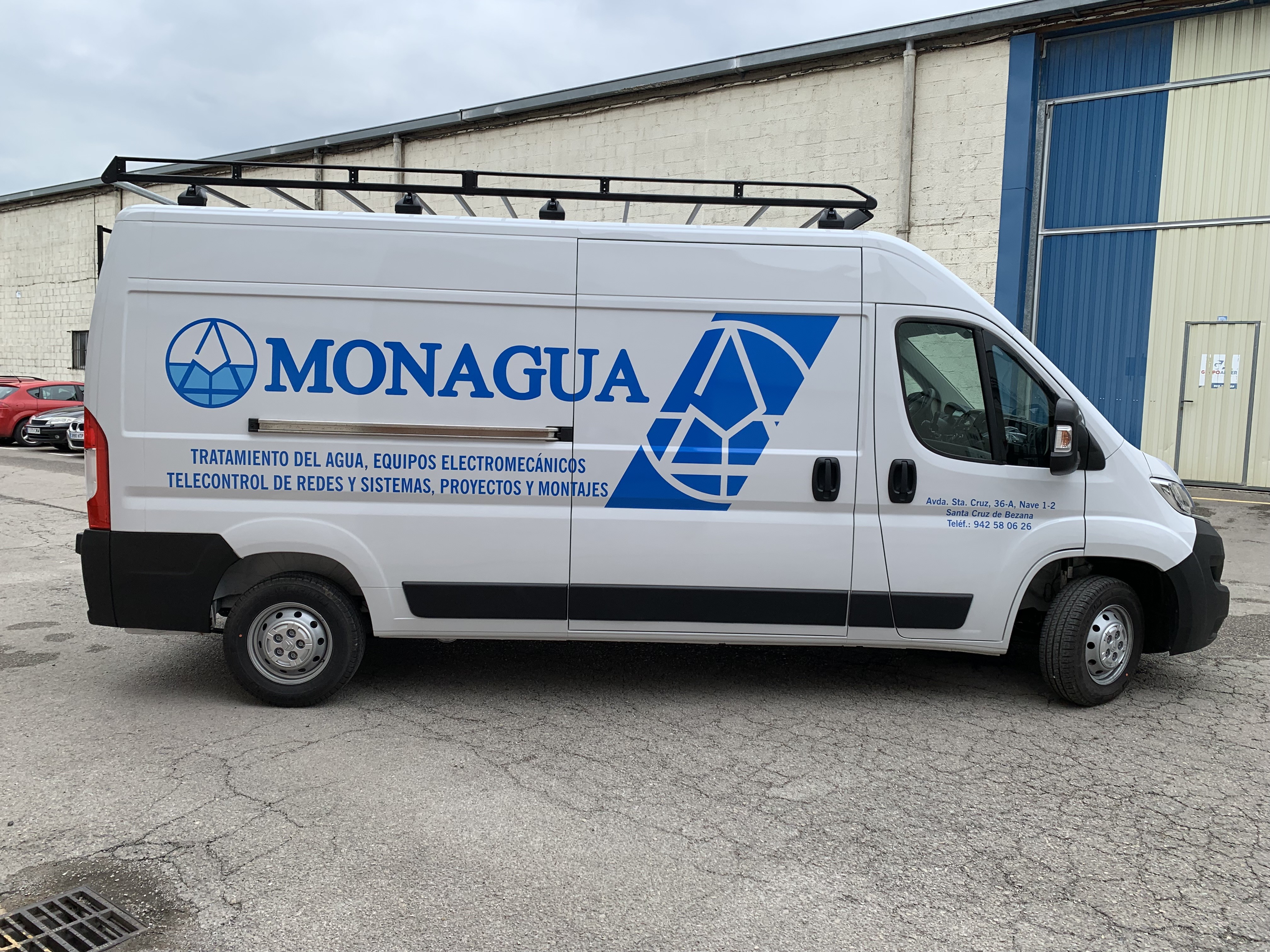 Rotulación de furgoneta para Monagua